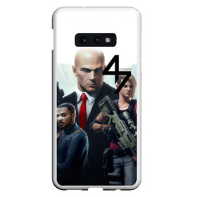 Чехол для Samsung S10E с принтом AGENT 47 HITMAN в Курске, Силикон | Область печати: задняя сторона чехла, без боковых панелей | agent 47 | агент 47 | хитман