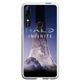 Чехол для Honor P Smart Z с принтом HALO INFINITE в Курске, Силикон | Область печати: задняя сторона чехла, без боковых панелей | Тематика изображения на принте: master chief | инфинит | мастер чиф | хало