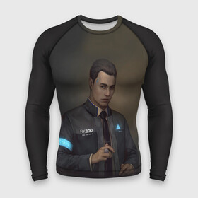 Мужской рашгард 3D с принтом Connor в Курске,  |  | 2038 | become | connor | dbh | detroit | gamer | human | kara | андроид | девиант | детройт | кара | квест | коннор | маркус