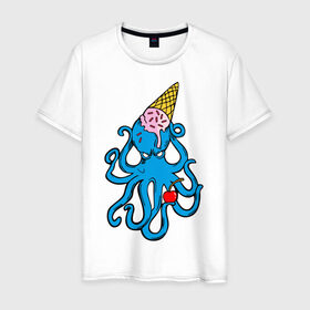 Мужская футболка хлопок с принтом Mark Blink 182 в Курске, 100% хлопок | прямой крой, круглый вырез горловины, длина до линии бедер, слегка спущенное плечо. | mark hoppus | octopus | марк хоппус | осьминог
