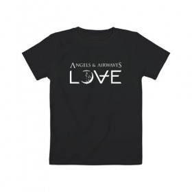 Детская футболка хлопок с принтом Love AVA в Курске, 100% хлопок | круглый вырез горловины, полуприлегающий силуэт, длина до линии бедер | angels and airwaves | ava | love | tom delonge | том делонг