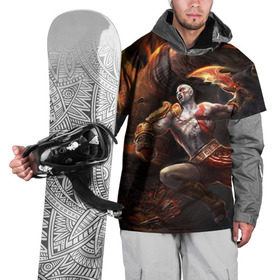 Накидка на куртку 3D с принтом God of War в Курске, 100% полиэстер |  | 