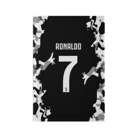 Обложка для паспорта матовая кожа с принтом RONALDO JUVE SPORT в Курске, натуральная матовая кожа | размер 19,3 х 13,7 см; прозрачные пластиковые крепления | cr7 | fc | football | ronaldo | sport | криштиану роналду | роналдо | фк | форма | футбольный клуб | ювентус