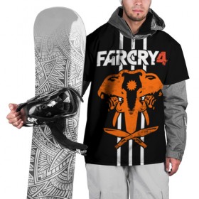 Накидка на куртку 3D с принтом Far Cry 4 в Курске, 100% полиэстер |  | action | far cry 4 | армия | гималаи | гирокоптер | мин | мир | открытый | франшиза | ховеркрафт | шутер