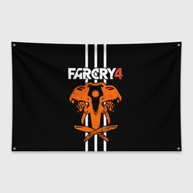 Флаг-баннер с принтом Far Cry 4 в Курске, 100% полиэстер | размер 67 х 109 см, плотность ткани — 95 г/м2; по краям флага есть четыре люверса для крепления | action | far cry 4 | армия | гималаи | гирокоптер | мин | мир | открытый | франшиза | ховеркрафт | шутер