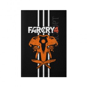 Обложка для паспорта матовая кожа с принтом Far Cry 4 в Курске, натуральная матовая кожа | размер 19,3 х 13,7 см; прозрачные пластиковые крепления | Тематика изображения на принте: action | far cry 4 | армия | гималаи | гирокоптер | мин | мир | открытый | франшиза | ховеркрафт | шутер