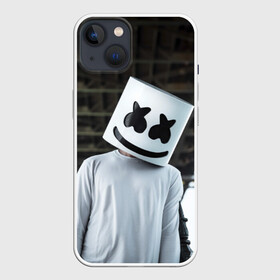 Чехол для iPhone 13 с принтом Electronic music в Курске,  |  | electronic music | marshmello | маршмеллоу | электронная музыка