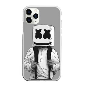 Чехол для iPhone 11 Pro матовый с принтом Electronic music в Курске, Силикон |  | electronic music | marshmello | маршмеллоу | электронная музыка