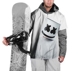 Накидка на куртку 3D с принтом White в Курске, 100% полиэстер |  | Тематика изображения на принте: electronic music | marshmello | маршмеллоу | электронная музыка