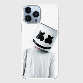 Чехол для iPhone 13 Pro Max с принтом White в Курске,  |  | electronic music | marshmello | маршмеллоу | электронная музыка