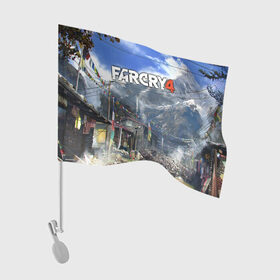 Флаг для автомобиля с принтом Far Cry 4 в Курске, 100% полиэстер | Размер: 30*21 см | action | far cry 4 | армия | гималаи | гирокоптер | мин | мир | открытый | франшиза | ховеркрафт | шутер