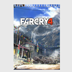 Скетчбук с принтом Far Cry 4 в Курске, 100% бумага
 | 48 листов, плотность листов — 100 г/м2, плотность картонной обложки — 250 г/м2. Листы скреплены сверху удобной пружинной спиралью | Тематика изображения на принте: action | far cry 4 | армия | гималаи | гирокоптер | мин | мир | открытый | франшиза | ховеркрафт | шутер