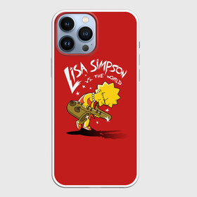 Чехол для iPhone 13 Pro Max с принтом Лиза Симпсон в Курске,  |  | homer | lisa | simpson | simpsons | барт | гомер | лиза | мульт | мультик | мультфильм | симпсон | симпсоны