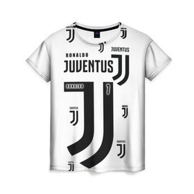 Женская футболка 3D с принтом Exclusive form Ronaldo в Курске, 100% полиэфир ( синтетическое хлопкоподобное полотно) | прямой крой, круглый вырез горловины, длина до линии бедер | 7 | cristiano | jeep | juventus | ronaldo | италия | криштиану | роналду | футбол | ювентус