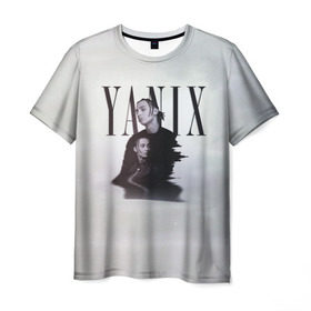 Мужская футболка 3D с принтом YANIX в Курске, 100% полиэфир | прямой крой, круглый вырез горловины, длина до линии бедер | 