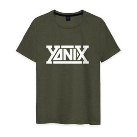 Мужская футболка хлопок с принтом Yanix в Курске, 100% хлопок | прямой крой, круглый вырез горловины, длина до линии бедер, слегка спущенное плечо. | yanix | яникс
