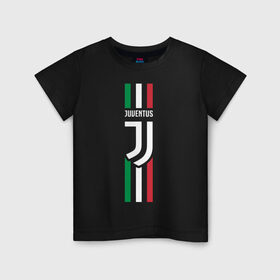 Детская футболка хлопок с принтом Juventus Italy в Курске, 100% хлопок | круглый вырез горловины, полуприлегающий силуэт, длина до линии бедер | Тематика изображения на принте: cristiano | juve | италия | криштиану | роналдо | роналду | юве | ювентус