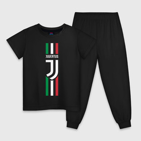 Детская пижама хлопок с принтом Juventus Italy в Курске, 100% хлопок |  брюки и футболка прямого кроя, без карманов, на брюках мягкая резинка на поясе и по низу штанин
 | cristiano | juve | италия | криштиану | роналдо | роналду | юве | ювентус