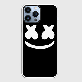 Чехол для iPhone 13 Pro Max с принтом Marshmello black в Курске,  |  | dj | dj marshmello | marshmello | клуб | клубная музыка | музыка