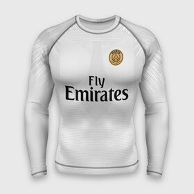 Мужской рашгард 3D с принтом Neymar away 18 19 в Курске,  |  | champions | cup | france | germain | jnior | league | neymar | paris | psg | saint | santos | silva | world | лига | мира | неймар | псж | франция | чемпионат | чемпионов