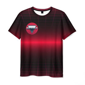 Мужская футболка 3D с принтом Rickey F Digital RED в Курске, 100% полиэфир | прямой крой, круглый вырез горловины, длина до линии бедер | rickey f | рики ф | рики эф