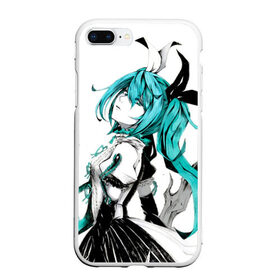 Чехол для iPhone 7Plus/8 Plus матовый с принтом Hatsune Miku в Курске, Силикон | Область печати: задняя сторона чехла, без боковых панелей | hatsune miku | аниме | вокалоид | девушки | манга | мульт | оружие | певица | сёдзё | сериал | хатсуне мику | япония