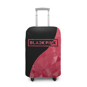 Чехол для чемодана 3D с принтом BLACKPINK в Курске, 86% полиэфир, 14% спандекс | двустороннее нанесение принта, прорези для ручек и колес | black  pink | blackpink | jennie | jisoo | k pop | lalisa | группа | инь янь | к поп | корейская группа | розовый | черный
