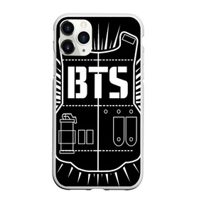 Чехол для iPhone 11 Pro матовый с принтом BTS ARMY в Курске, Силикон |  | bts | j hope | jimin | jin | jungkook | k pop | rap monster | rapmon | suga | v | бтс | группа | корея