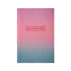 Обложка для паспорта матовая кожа с принтом BlackPink в Курске, натуральная матовая кожа | размер 19,3 х 13,7 см; прозрачные пластиковые крепления | Тематика изображения на принте: black  pink | blackpink | flowers | jennie | jisoo | k pop | lalisa | sakura | группа | к поп | корейская группа | растения | розовый | сакура | цветы | черный