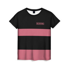 Женская футболка 3D с принтом BlackPink 96 JENNIE в Курске, 100% полиэфир ( синтетическое хлопкоподобное полотно) | прямой крой, круглый вырез горловины, длина до линии бедер | Тематика изображения на принте: 96 jennie | black  pink | blackpink | jennie | jisoo | k pop | lalisa | группа | к поп | корейская группа | розовый | черный