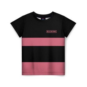 Детская футболка 3D с принтом BlackPink 96 JENNIE в Курске, 100% гипоаллергенный полиэфир | прямой крой, круглый вырез горловины, длина до линии бедер, чуть спущенное плечо, ткань немного тянется | 96 jennie | black  pink | blackpink | jennie | jisoo | k pop | lalisa | группа | к поп | корейская группа | розовый | черный
