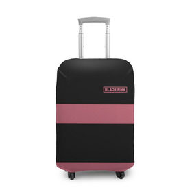 Чехол для чемодана 3D с принтом BlackPink в Курске, 86% полиэфир, 14% спандекс | двустороннее нанесение принта, прорези для ручек и колес | black  pink | blackpink | jennie | jisoo | k pop | lalisa | группа | к поп | корейская группа | розовый | черный