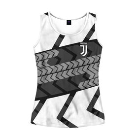 Женская майка 3D с принтом JUVE RUNNER SPORT в Курске, 100% полиэстер | круглая горловина, прямой силуэт, длина до линии бедра | fc | football | football club | juventus | sport | спорт | спортивные | униформа | фирменные цвета | фк | футбол | футбольный клуб | ювентус