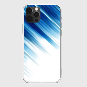 Чехол для iPhone 12 Pro Max с принтом ABSTRACT BLUE в Курске, Силикон |  | abstract | blue | geometry | абстракция | геометрия | градиент | линии | синий