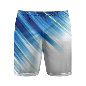 Мужские шорты 3D спортивные с принтом ABSTRACT BLUE в Курске,  |  | Тематика изображения на принте: abstract | blue | geometry | абстракция | геометрия | градиент | линии | синий