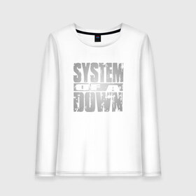 Женский лонгслив хлопок с принтом System of a Down в Курске, 100% хлопок |  | soad | soil | system of a down | группа | дав | дарон малакян | джон долмаян | метал | ню | оф | рок | серж танкян | систем | соад | сод | соэд | шаво одаджян | э доун