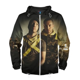 Мужская ветровка 3D с принтом TWENTY ONE PILOTS   TOP в Курске, 100% полиэстер | подол и капюшон оформлены резинкой с фиксаторами, два кармана без застежек по бокам, один потайной карман на груди | rock | top | twenty one pilots | группа | музыка | рок