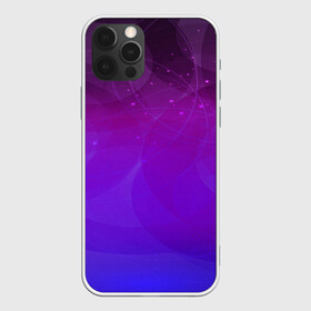 Чехол для iPhone 12 Pro Max с принтом ABSTRACT PURPLE в Курске, Силикон |  | Тематика изображения на принте: abstract | geometry | абстракция | геометрия | градиент | линии