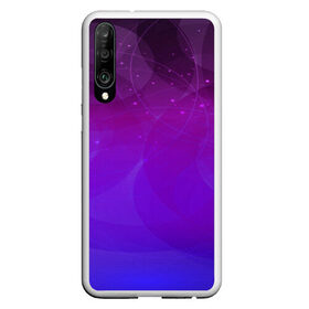 Чехол для Honor P30 с принтом ABSTRACT PURPLE в Курске, Силикон | Область печати: задняя сторона чехла, без боковых панелей | abstract | geometry | абстракция | геометрия | градиент | линии