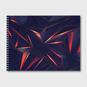 Альбом для рисования с принтом STRIPES ORANGE 3D в Курске, 100% бумага
 | матовая бумага, плотность 200 мг. | Тематика изображения на принте: abstract | geometry | orange | абстракция | геометрия | градиент | линии | оранжевый