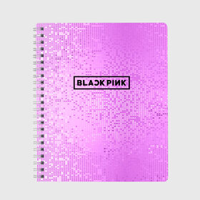 Тетрадь с принтом BlackPink в Курске, 100% бумага | 48 листов, плотность листов — 60 г/м2, плотность картонной обложки — 250 г/м2. Листы скреплены сбоку удобной пружинной спиралью. Уголки страниц и обложки скругленные. Цвет линий — светло-серый
 | 