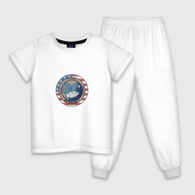 Детская пижама хлопок с принтом apollo 1 NASA collection в Курске, 100% хлопок |  брюки и футболка прямого кроя, без карманов, на брюках мягкая резинка на поясе и по низу штанин
 | 