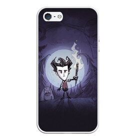 Чехол для iPhone 5/5S матовый с принтом Dont Starve (5) в Курске, Силикон | Область печати: задняя сторона чехла, без боковых панелей | action adventure | dont starve | game | starve