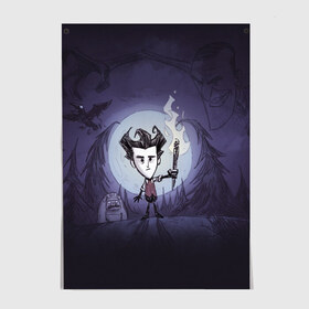 Постер с принтом Dont Starve (5) в Курске, 100% бумага
 | бумага, плотность 150 мг. Матовая, но за счет высокого коэффициента гладкости имеет небольшой блеск и дает на свету блики, но в отличии от глянцевой бумаги не покрыта лаком | action adventure | dont starve | game | starve