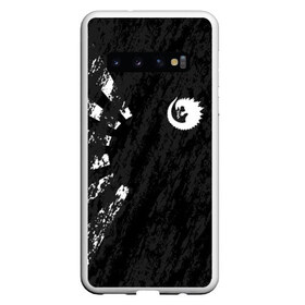 Чехол для Samsung Galaxy S10 с принтом GODZILLA в Курске, Силикон | Область печати: задняя сторона чехла, без боковых панелей | comic con | godzilla | gojira | logo | годзилла | знаки | иероглифы | лого | монстр | фильм | чудовище