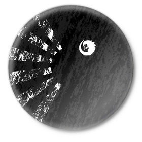 Значок с принтом GODZILLA в Курске,  металл | круглая форма, металлическая застежка в виде булавки | Тематика изображения на принте: comic con | godzilla | gojira | logo | годзилла | знаки | иероглифы | лого | монстр | фильм | чудовище