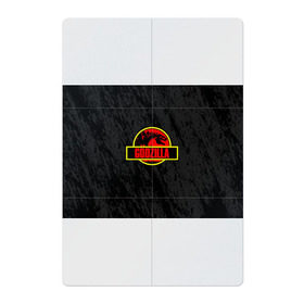 Магнитный плакат 2Х3 с принтом JURASSIC GODZILLA в Курске, Полимерный материал с магнитным слоем | 6 деталей размером 9*9 см | comic con | godzilla | gojira | logo | годзилла | знаки | иероглифы | лого | монстр | фильм | чудовище
