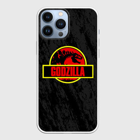 Чехол для iPhone 13 Pro Max с принтом JURASSIC GODZILLA | ГОДЗИЛЛА в Курске,  |  | Тематика изображения на принте: comic con | godzilla | gojira | logo | годзилла | знаки | иероглифы | лого | монстр | фильм | чудовище