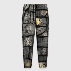 Мужские брюки 3D с принтом Don`t starve в Курске, 100% полиэстер | манжеты по низу, эластичный пояс регулируется шнурком, по бокам два кармана без застежек, внутренняя часть кармана из мелкой сетки | 