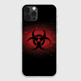 Чехол для iPhone 12 Pro с принтом Biohazard в Курске, силикон | область печати: задняя сторона чехла, без боковых панелей | Тематика изображения на принте: biohazard | plague inc | биологическая опасность | знак